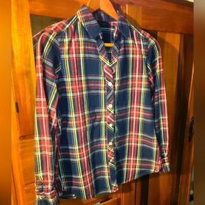 Perfect Fit Plaid Top / Long Sleeve